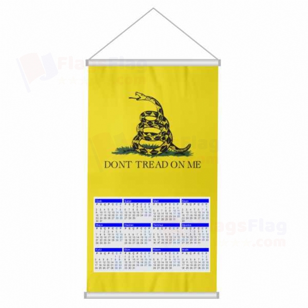 Dont Tread On Me Woven Fabric Digital Printing Calendar