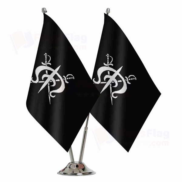 Drake Pirates 2 Table Flags