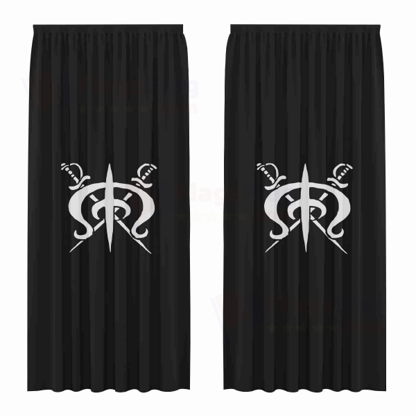 Drake Pirates Digital Printed Curtains