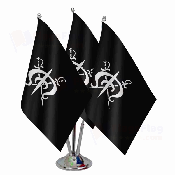 Drake Pirates Triple Table Flag