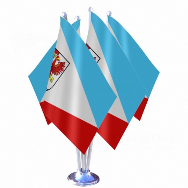 Drawsko Quadruple Table Flag
