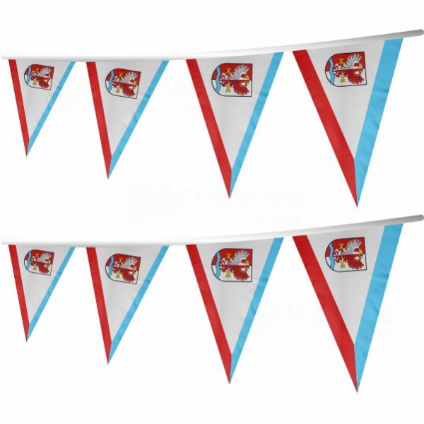 Drawsko Stringed Triangle Flag