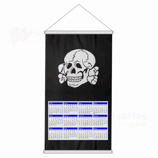 Dry Head Woven Fabric Digital Printing Calendar