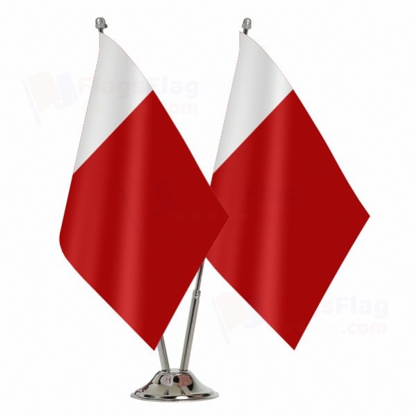 Dubai 2 Table Flags
