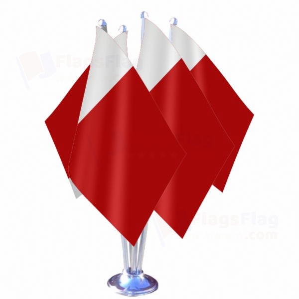 Dubai Quadruple Table Flag