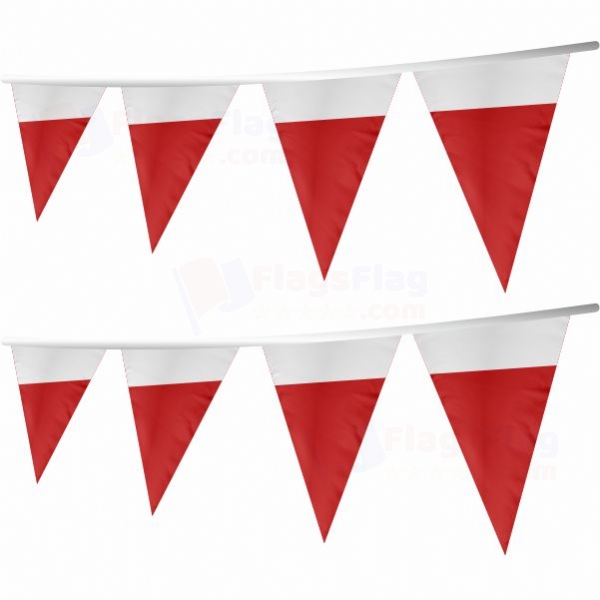 Dubai Stringed Triangle Flag