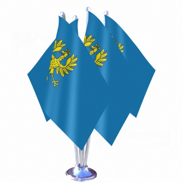Duchy Of Teschen Quadruple Table Flag