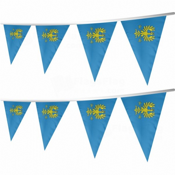 Duchy Of Teschen Stringed Triangle Flag