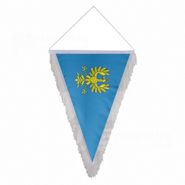 Duchy Of Teschen Triangle Fringed Streamers
