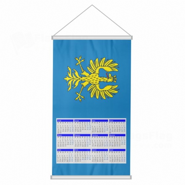 Duchy Of Teschen Woven Fabric Digital Printing Calendar