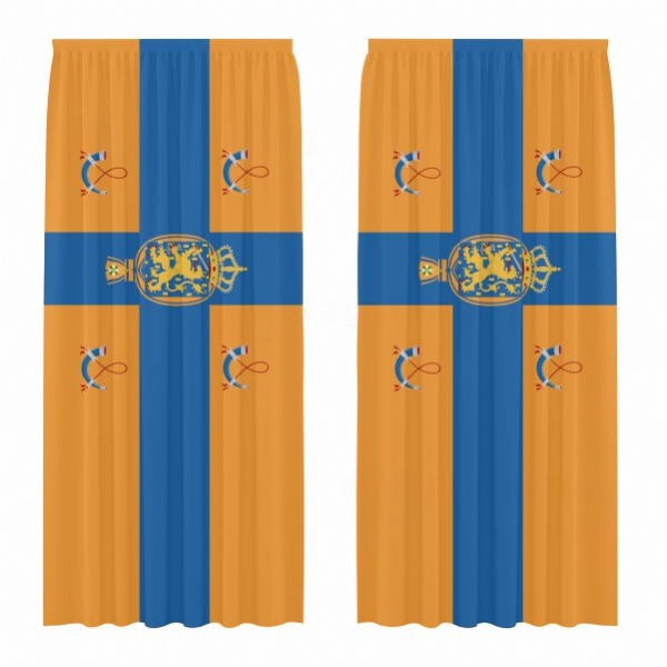 Dutch Royal Family Digital Printed Curtains