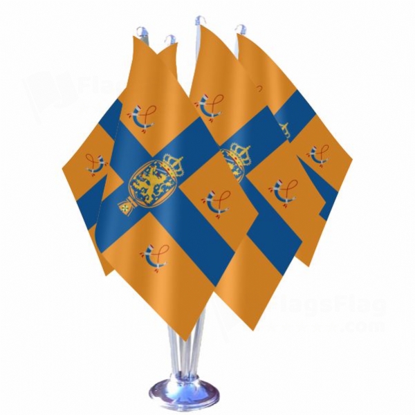 Dutch Royal Family Quadruple Table Flag