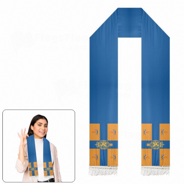 Dutch Royal Family Scarf Digital Printing