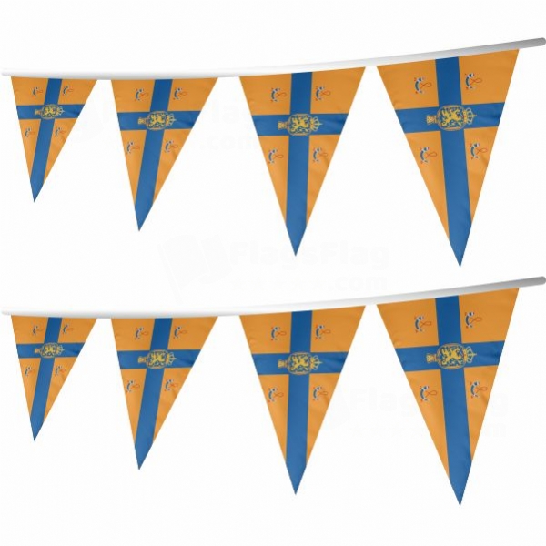 Dutch Royal Family Stringed Triangle Flag