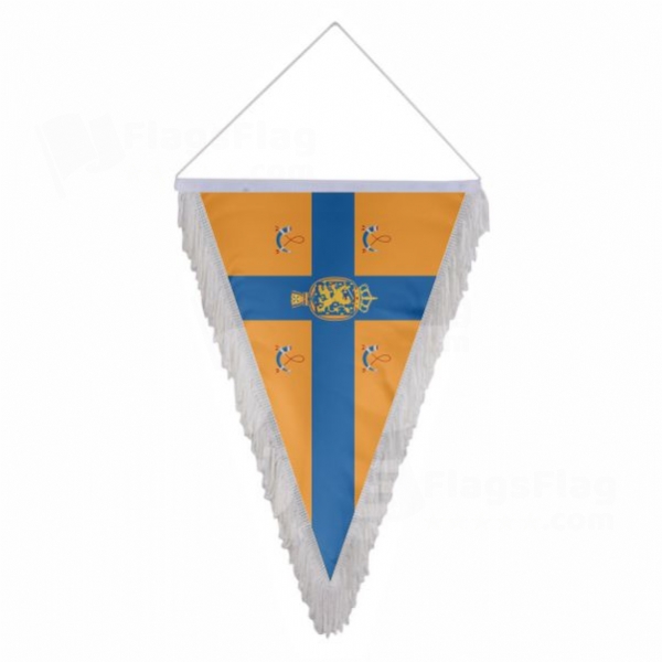 Dutch Royal Family Triangle Fringed Streamers
