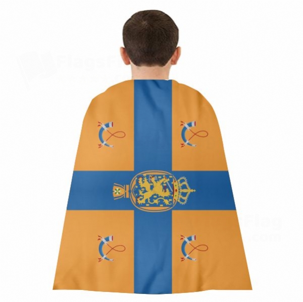 Dutch Royal Family Woven Fabric Cloak Digital Printing