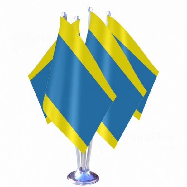Dzierzoniowski Quadruple Table Flag