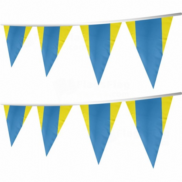 Dzierzoniowski Stringed Triangle Flag