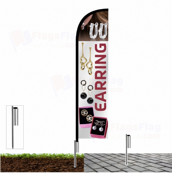 Earring Advertising Flags