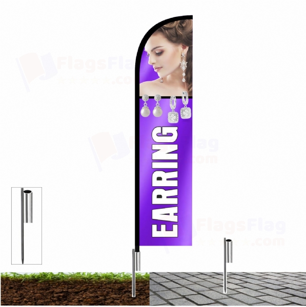 Earring Pole Flags