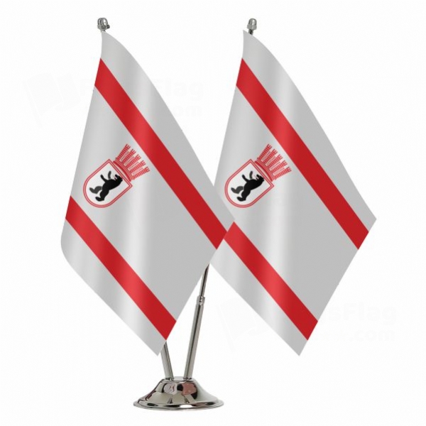 East Berlin 2 Table Flags