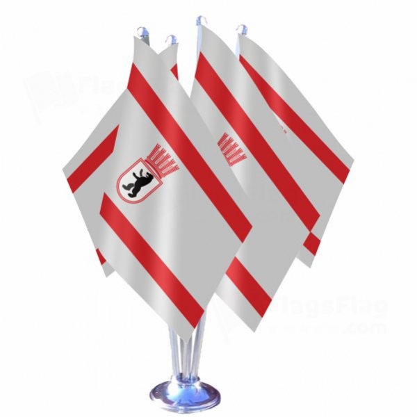 East Berlin Quadruple Table Flag