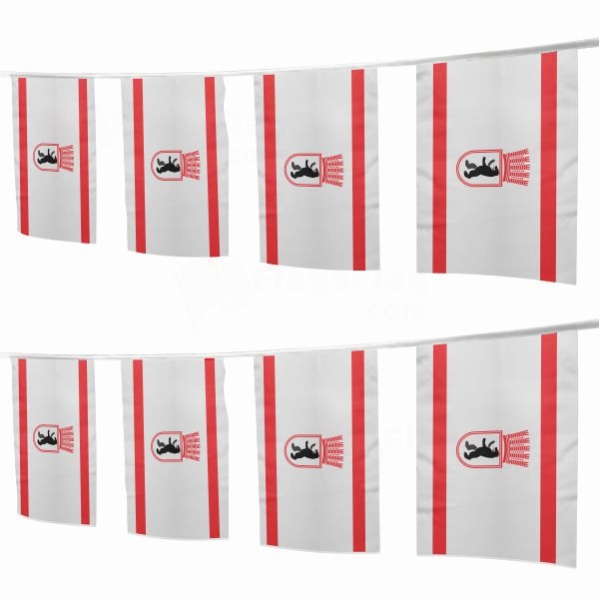 East Berlin Square String Flags