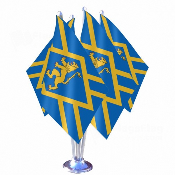 East Lothian Quadruple Table Flag