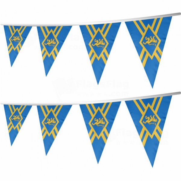 East Lothian Stringed Triangle Flag