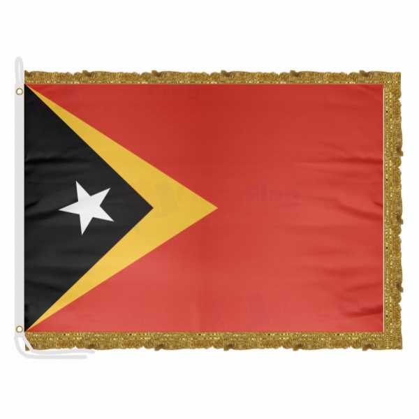 East Timor Satin Office Flag