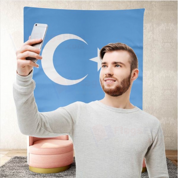 East Turkestan Background Selfie Shooting Landscapes