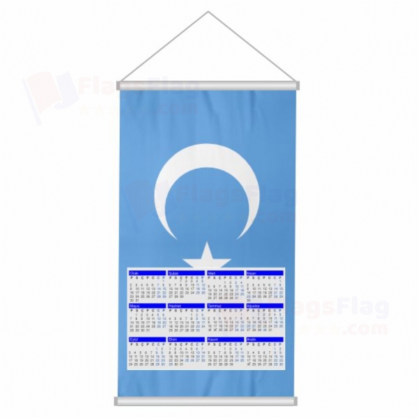 East Turkestan Woven Fabric Digital Printing Calendar