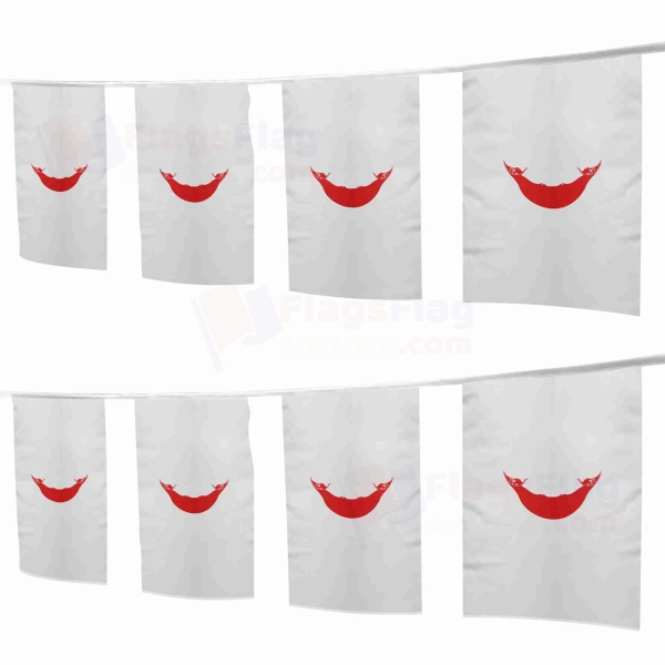 Easter Island Square String Flags