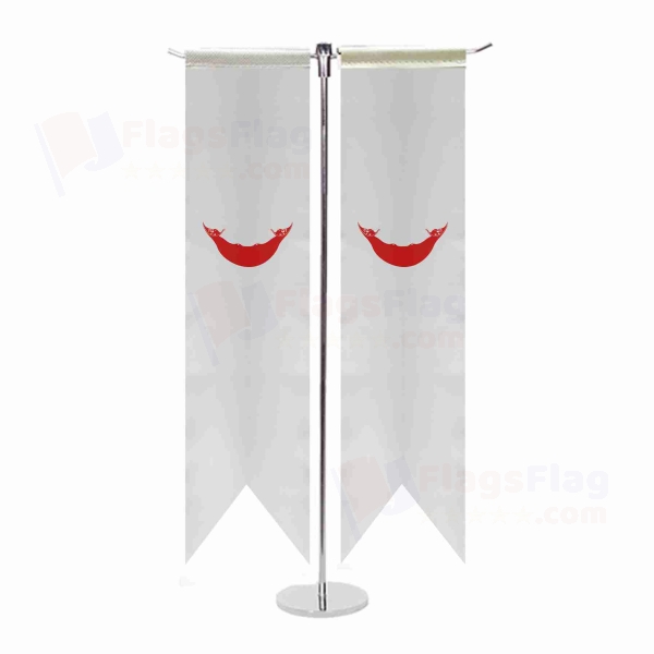 Easter Island T Table Flags
