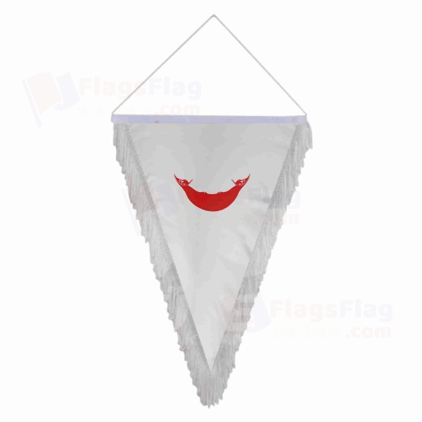 Easter Island Triangle Fringed Streamers