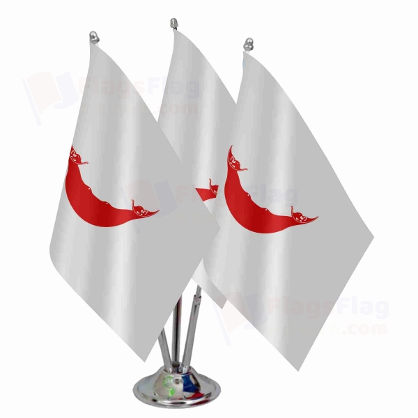 Easter Island Triple Table Flag