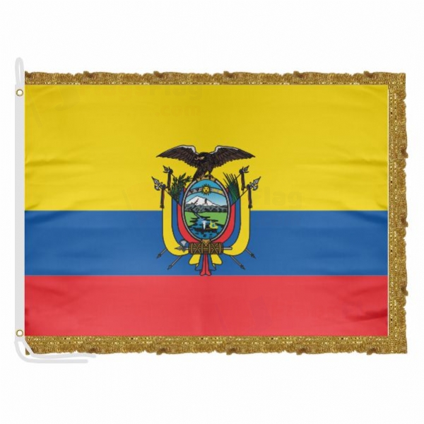 Ecuador Satin Office Flag