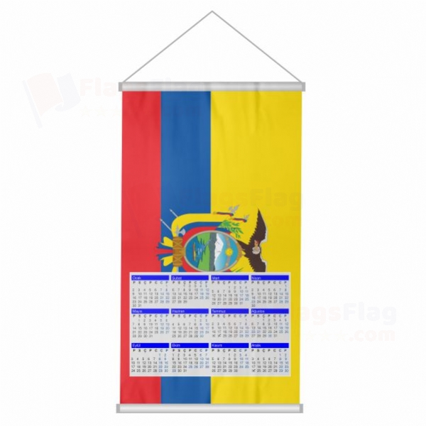 Ecuador Woven Fabric Digital Printing Calendar