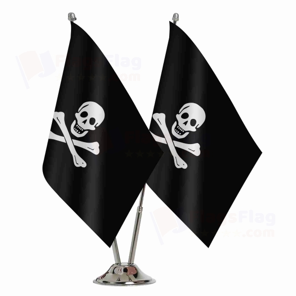 Edward England 2 Table Flags
