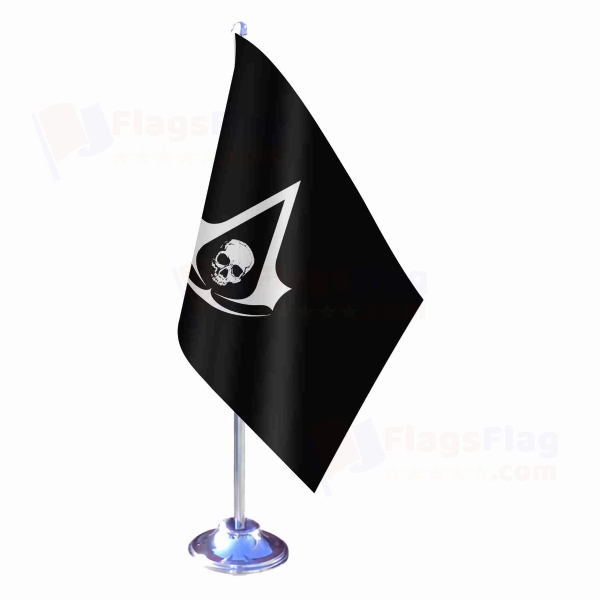 Edward Kenway Jolly Roger Single Table Flag