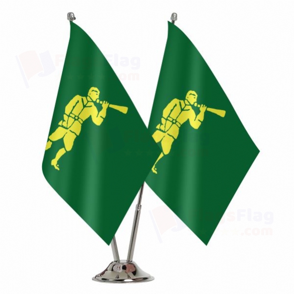 Edward Low Pirate 2 Table Flags