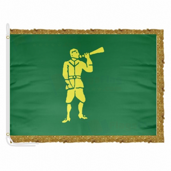 Edward Low Pirate Satin Office Flag