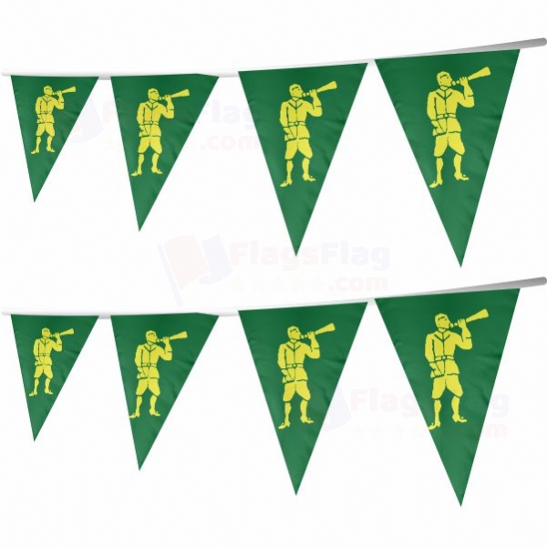 Edward Low Pirate Stringed Triangle Flag