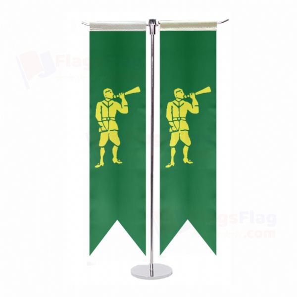 Edward Low Pirate T Table Flags