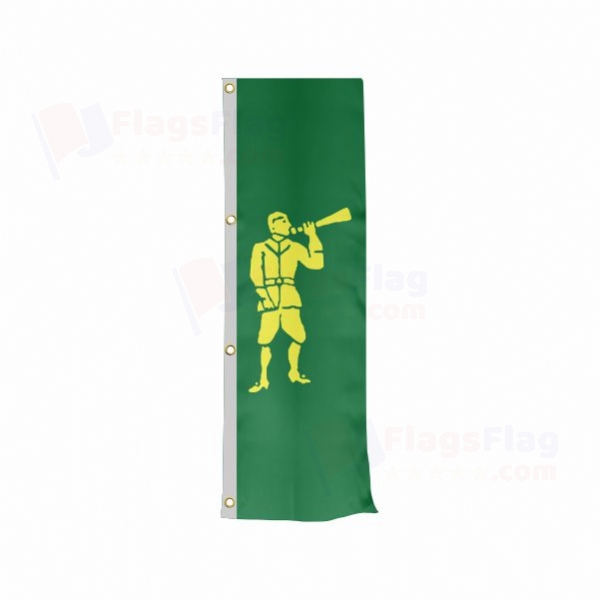 Edward Low Pirate Vertically Raised Flags