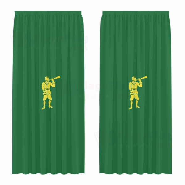Edward Low The Green Trumpeter Digital Printed Curtains