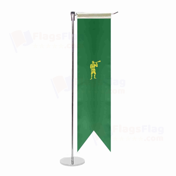 Edward Low The Green Trumpeter L Table Flag