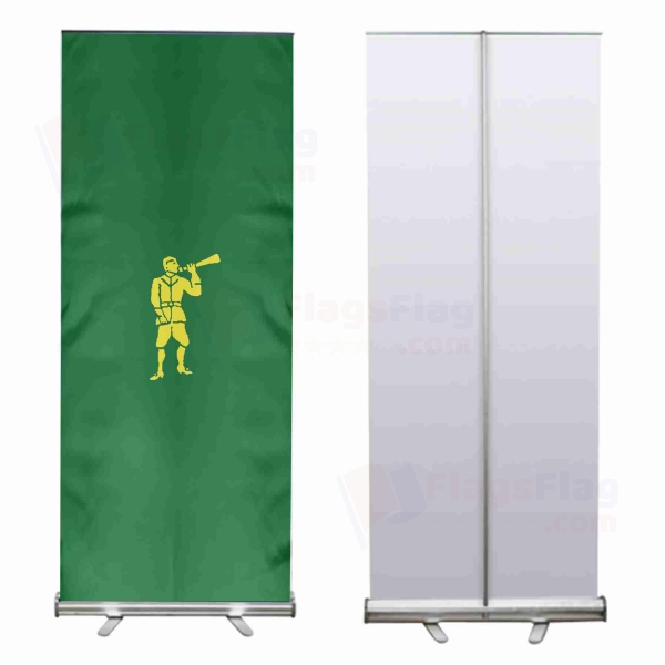 Edward Low The Green Trumpeter Roll Up Banner