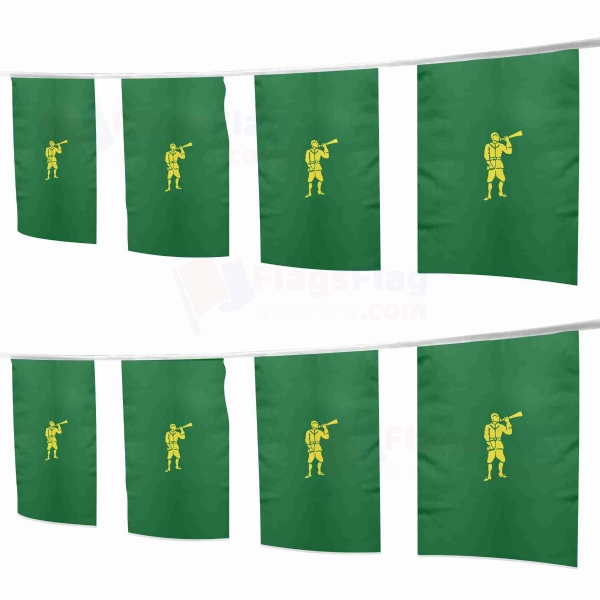 Edward Low The Green Trumpeter Square String Flags