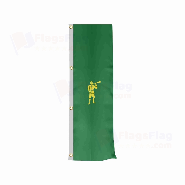 Edward Low The Green Trumpeter Vertically Raised Flags